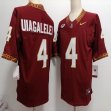 Florida State Seminoles #4 DJ Uiagalelei Red college football jerseys