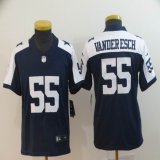 Youth Dallas Cowboys #55 Leighton Vander Esch Nike blue white Color Rush Limited Jersey