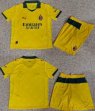 2025-2026 AC Milan club yellow soccer jerseys second away