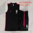 2026-2027 Brazil team black soccer vest uniforms D26028