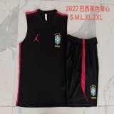 2026-2027 Brazil team black soccer vest uniforms D26028