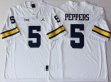 Jordan Brand Michigan Wolverines Jabrill Peppers 5 white College Football Jersey-PNS