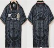 1998 Mexico team gray black throwback soccer jerseys