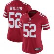 Women 49ers #52 Patrick Willis nike red Color Rush Limited Jersey