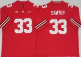 Ohio State Buckeyes #33 Jack Sawyer red college football jersey -PNS 01