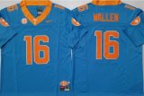 Nike Tennessee Volunteers #16 Wallen blue College NCAA Jersey -PNS
