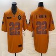 Dallas Cowboys #22 E.Smith 2023 Brown Salute To Service Limited Jerseys