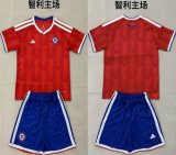 2026-2027 Chile team red blue socccer jerseys home