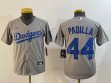 Youth Nike Los Angeles Dodgers #44 Vicente Padilla gray MLB baseball Jersey