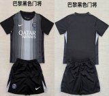 2025-2026 Paris Saint-Germain club black goalkeeper soccer jerseys