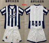 2026-2027 Royal Society Club white blue kids soccer jerseys home