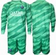 Custom Paris Saint-Germain green long sleeves goalkeeper soccer jersey Custom Paris Saint-Germain green long sleeves goalkeeper soccer jersey