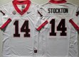 Georgia Bulldogs Black #14 Gunner Stockton white college football jerseys