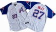 Atlanta Braves Ronald 27# Austin Riley Nike White City Connect Limited Player Jersey