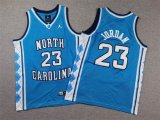 Youth North Carolina Michael Jordan #23 blue nba Basketball Jersey