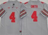 Ohio State Buckeyes #4 Jeremiah Smith gray college football jerseys