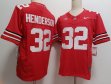 Ohio State Buckeyes #32 Treveyon Henderson red NCAA college jerseys-XST