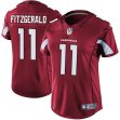 Women Cardinals #11 Larry Fitzgerald red nike Color Rush Limited Jersey