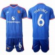 2026-2027 Manchester United club #6 MARTINEZ blue soccer jerseys Concept version