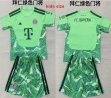 2026-2027 Bayern Munich green kids goalkeeper soccer jerseys