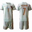 2026-2027 France team #7 GRIEZMANN light green soccer jerseys away