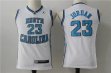 Youth North carolina #23 Michael Jordan white nba jersey