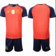 2026-2027 Spain team red navy soccer jerseys home Two stars