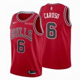 Chicago Bulls #6 Caruso red NBA Jersey Hot-press font