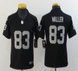 Youth Oakland Raiders #83 Darren Waller black Nike Color Rush Limited Jersey