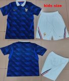 2026-2027 France team blue white kid soccer jerseys home Original version