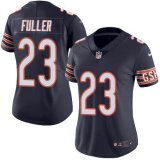 Women Nike Chicago Bears #23 Fuller dark blue Color Rush Limited Jerseys