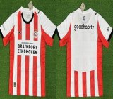 2025-2026 PSV Eindhoven club thailand version red white soccer jerseys home