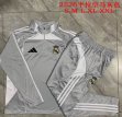 2025-2026 Real Madri Club gray soccer uniforms with Long Trousers B25114