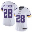 Women Nike Dallas Vikings 28 Peterson white Color Rush Limited Jerseys