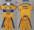 2026-2027 Tigres UANL club yellow kids soccer jerseys home