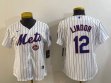 Women Nike New York Mets #12 Francisco Lindor white majestic mlb jerseys majestic baseball jerseys 01