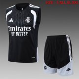 2026-2027 Real Madrid club black white soccer vest uniforms D26013