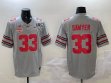 Ohio State Buckeyes #33 Jack Sawyer gray college football jerseys with 2025 championship patch