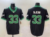 Nike Philadelphia Eagles #33 Cooper DeJean black Vapor F.U.S.E. Limited Jersey