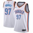 Youth Oklahoma City Thunder #97 Eugene Omoruyi white nba jerseys Hot press font