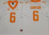 Tennessee Volunteers #6 Dylan Sampson white college football jerseys