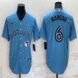 Nike Toronto Blue Jays #6 Alek Manoah skyblue majestic baseball Jersey-BD Nike Toronto Blue Jays #6 Alek Manoah skyblue majestic baseball Jersey-BD