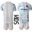 2025-2026 Inter Milan club blue white blue kid soccer jerseys away