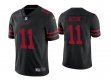 Nike San Francisco 49ers #11 Brandon Aiyuk black Color Rush Limited Jersey