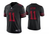 Nike San Francisco 49ers #11 Brandon Aiyuk black Color Rush Limited Jersey