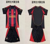2025-2026 Atlanta United red blue kid soccer jerseys home