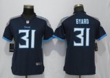 Women Nike San Titans 31 Byard Navy Blue 2017 Vapor Untouchable Player jersey