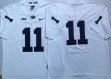 Nike Penn State Nittany Lions #11 White limited College Football Jersey
