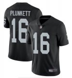Nike Oakland Raiders #16 Jim Plunkett NFL Pro Line Black Team Player Jersey