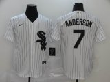 Nike Chicago White Sox #7 Tim Anderson white Majestic baseball jerseys